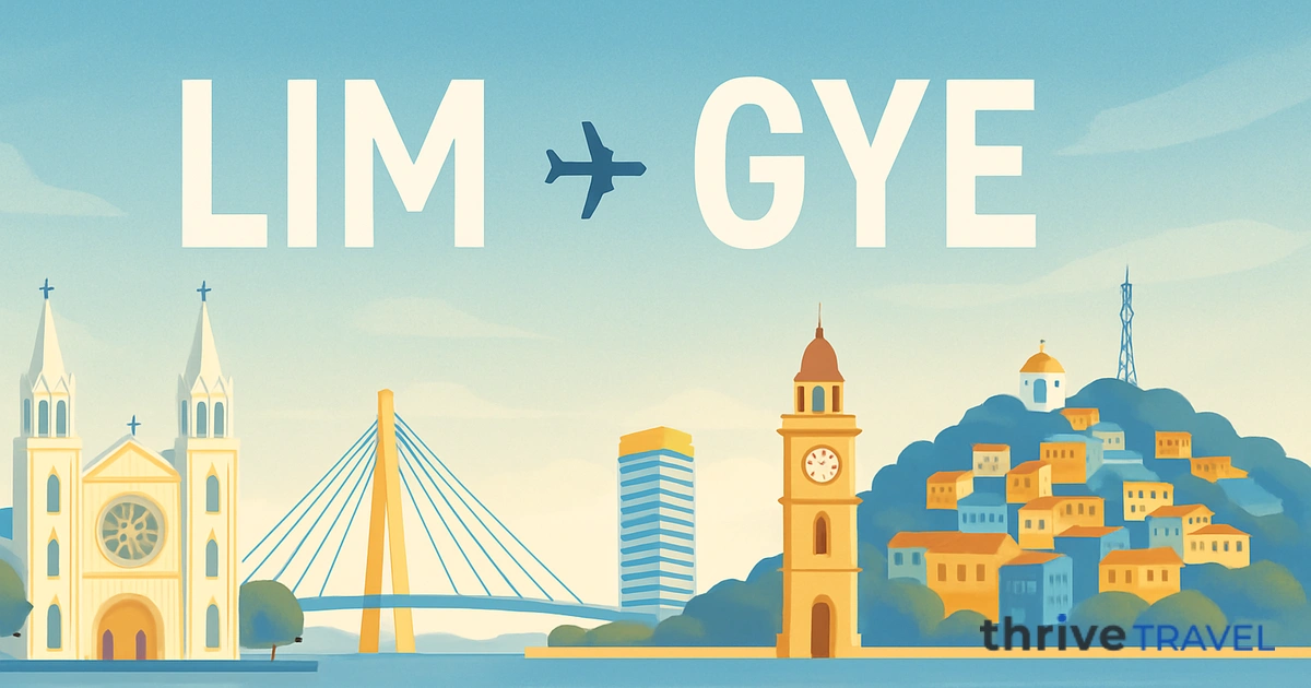 Lima to Guayaquil