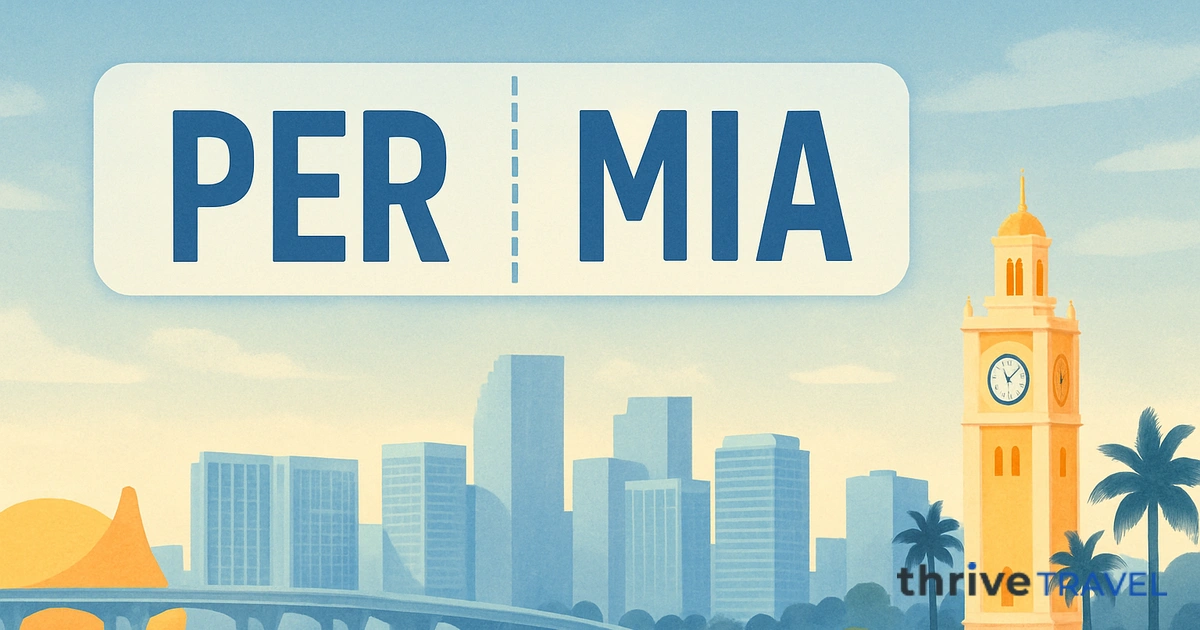 Perth to Miami