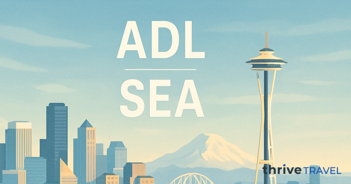 Adelaide to Seattle