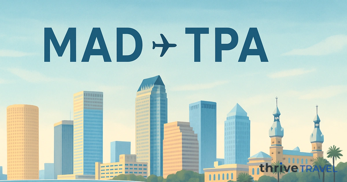 Madrid to Tampa