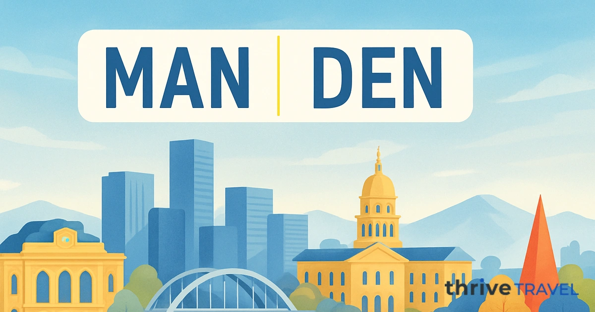 Manchester to Denver