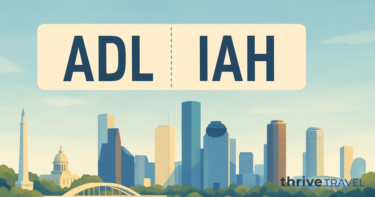 Adelaide to Houston