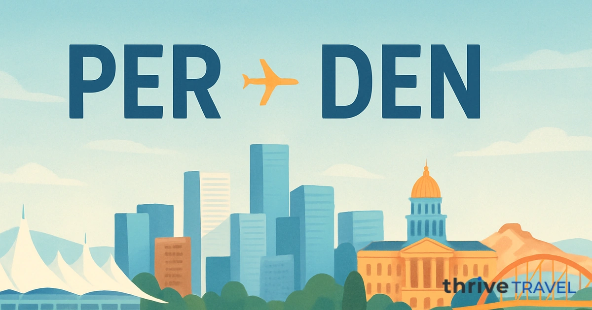 Perth to Denver