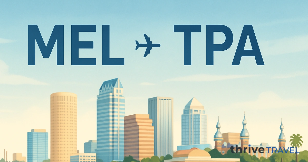 Melbourne to Tampa