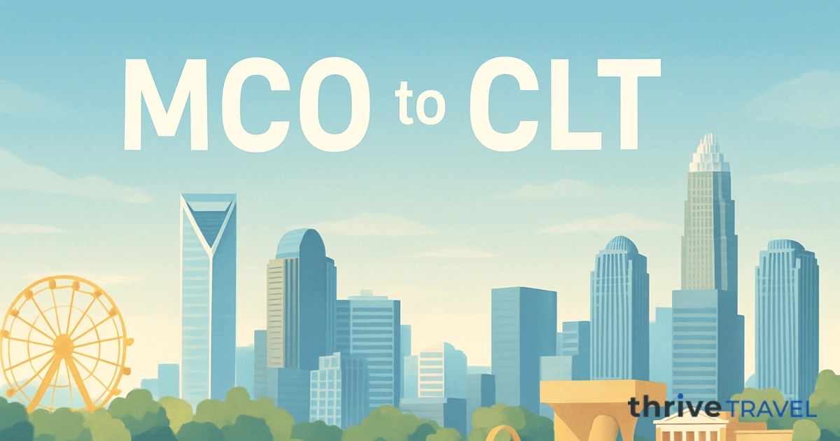 Orlando to Charlotte