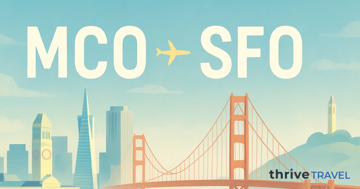 Orlando to San Francisco