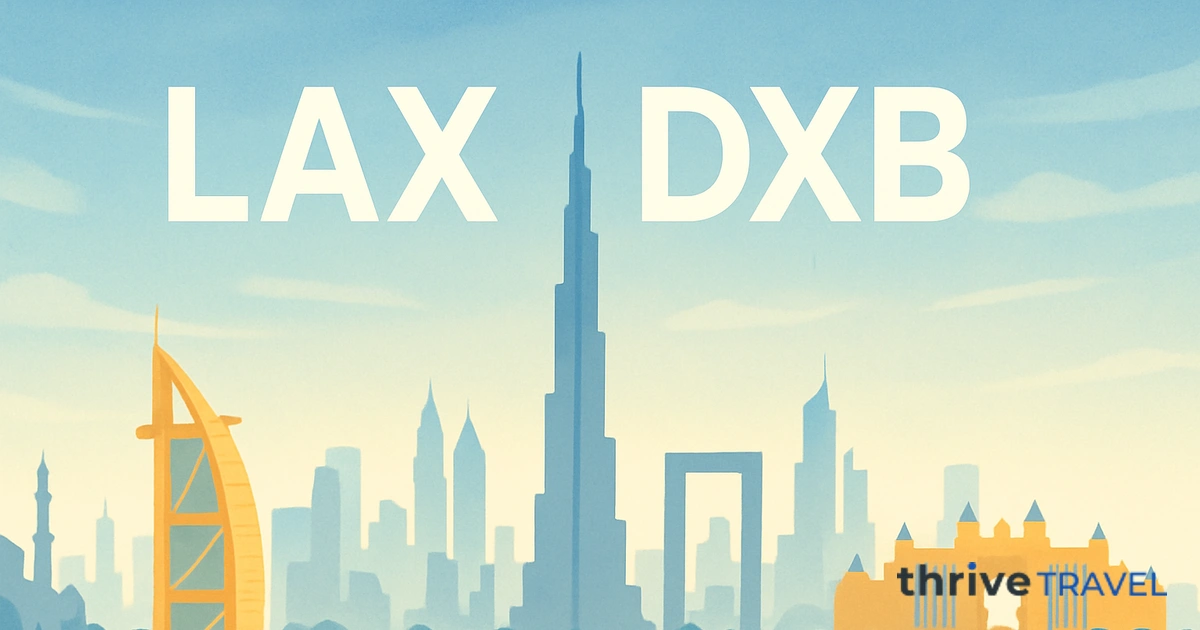 Los Angeles to Dubai