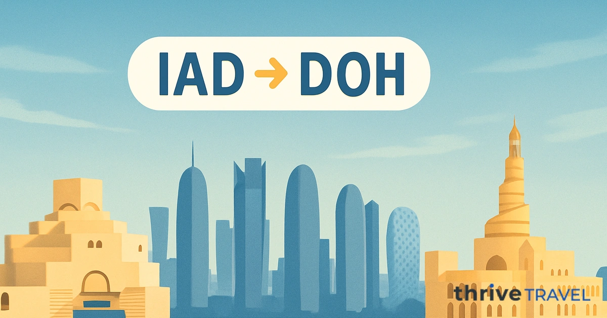 Washington to Doha
