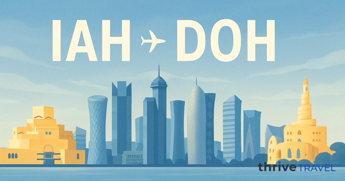 Houston to Doha