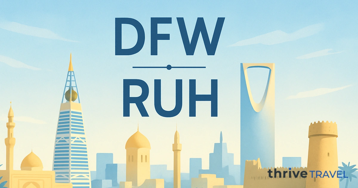 Dallas to Riyadh