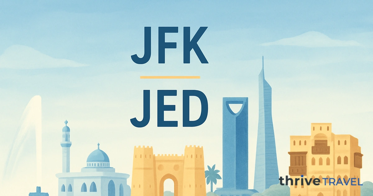 New York to Jeddah