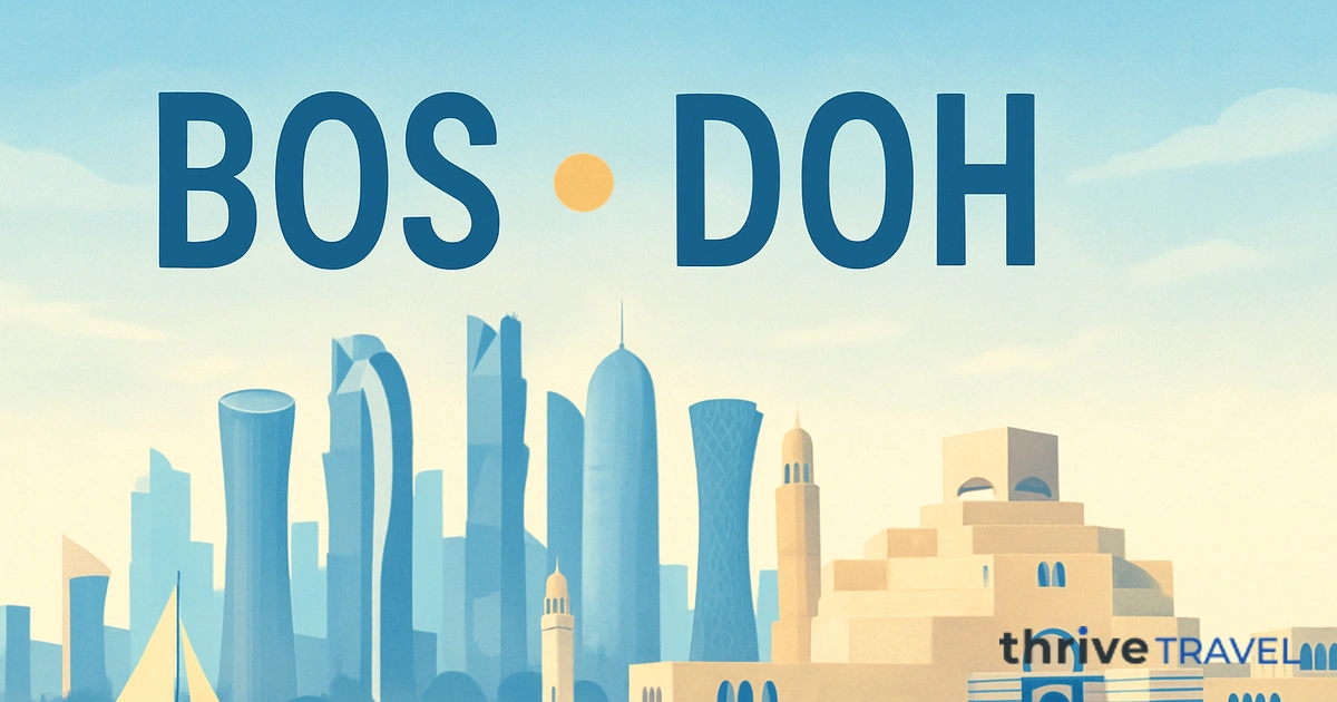 Boston to Doha