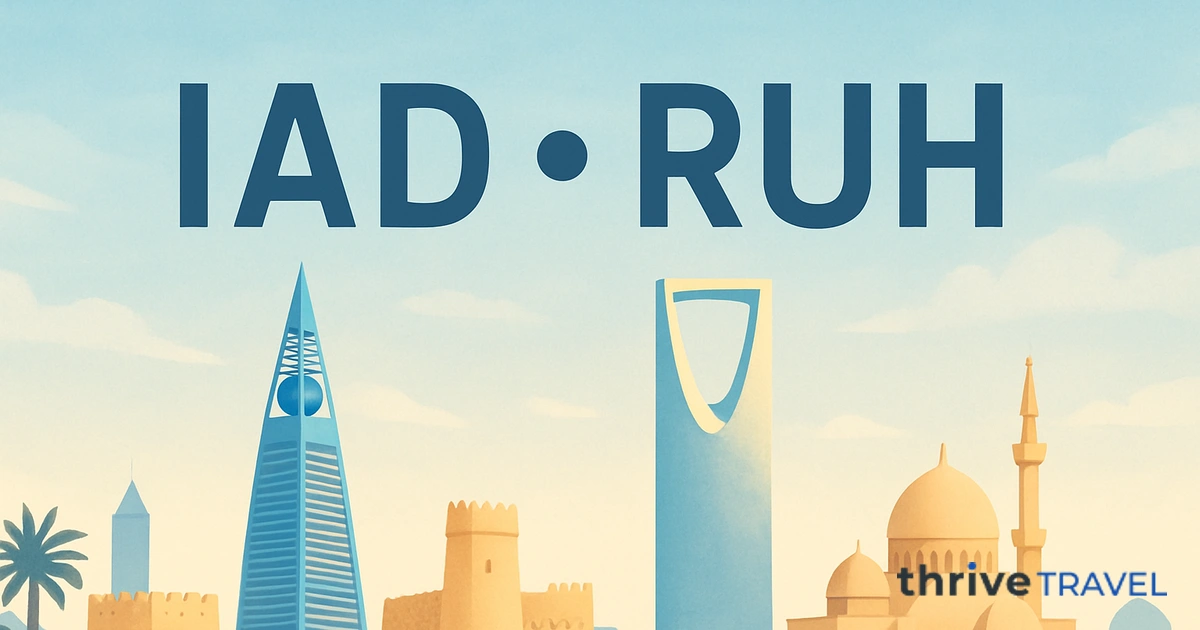 Washington to Riyadh