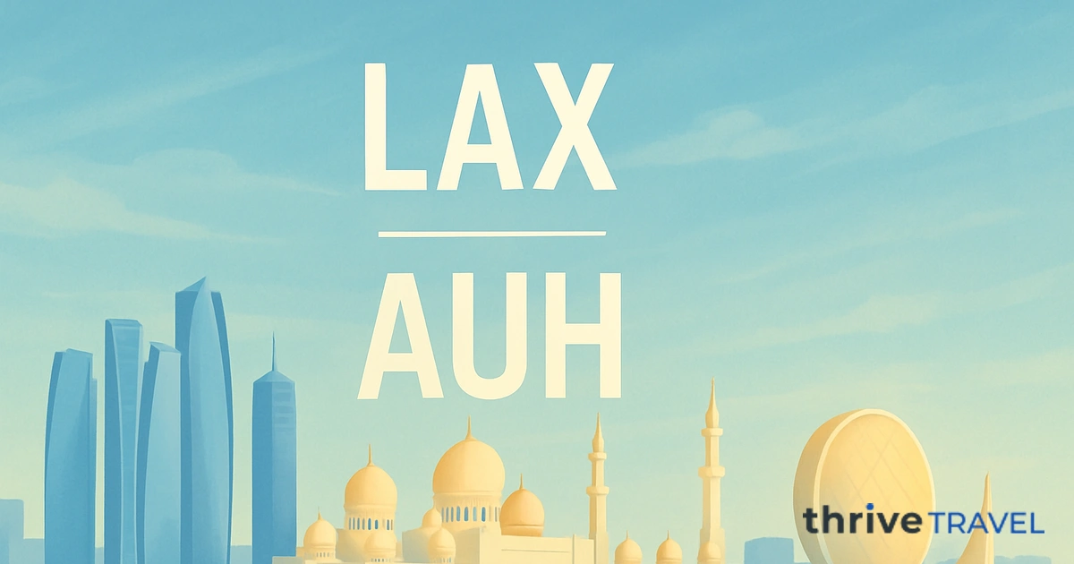 Los Angeles to Abu Dhabi