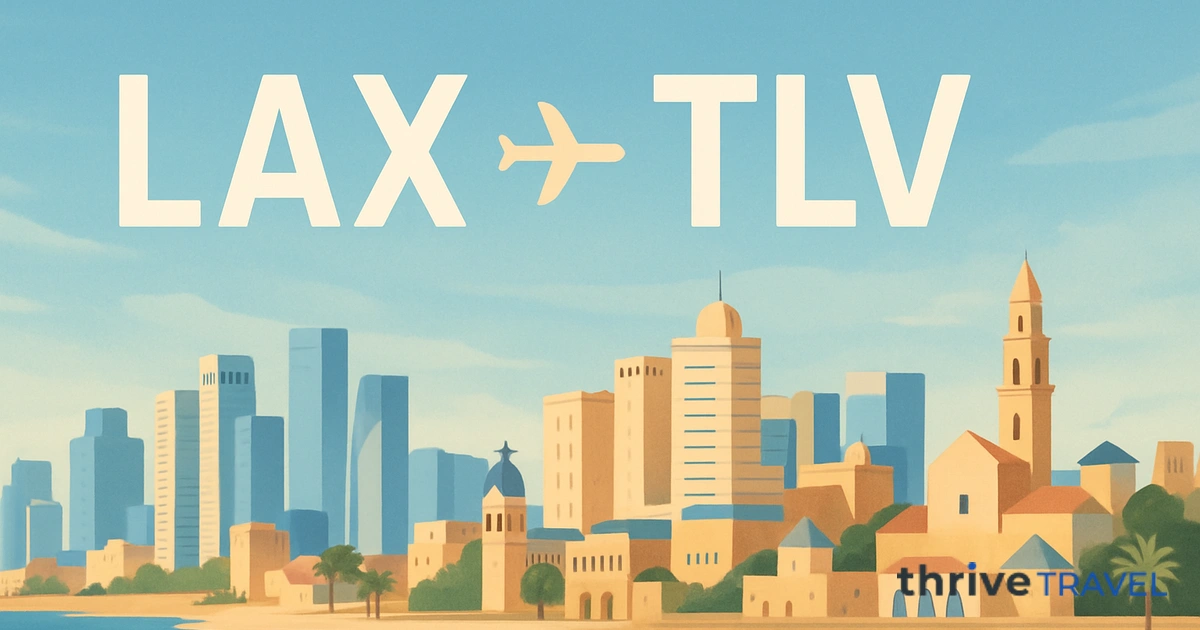 Los Angeles to Tel Aviv
