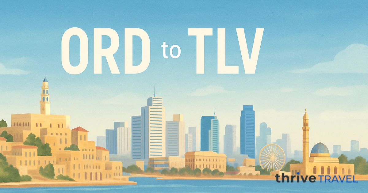 Chicago to Tel Aviv