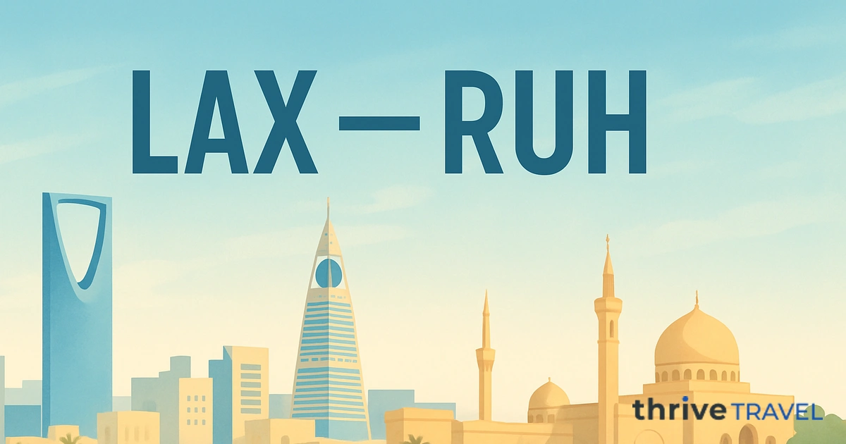 Los Angeles to Riyadh