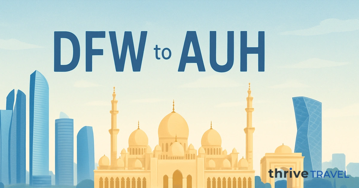Dallas to Abu Dhabi