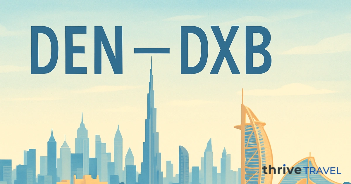 Denver to Dubai