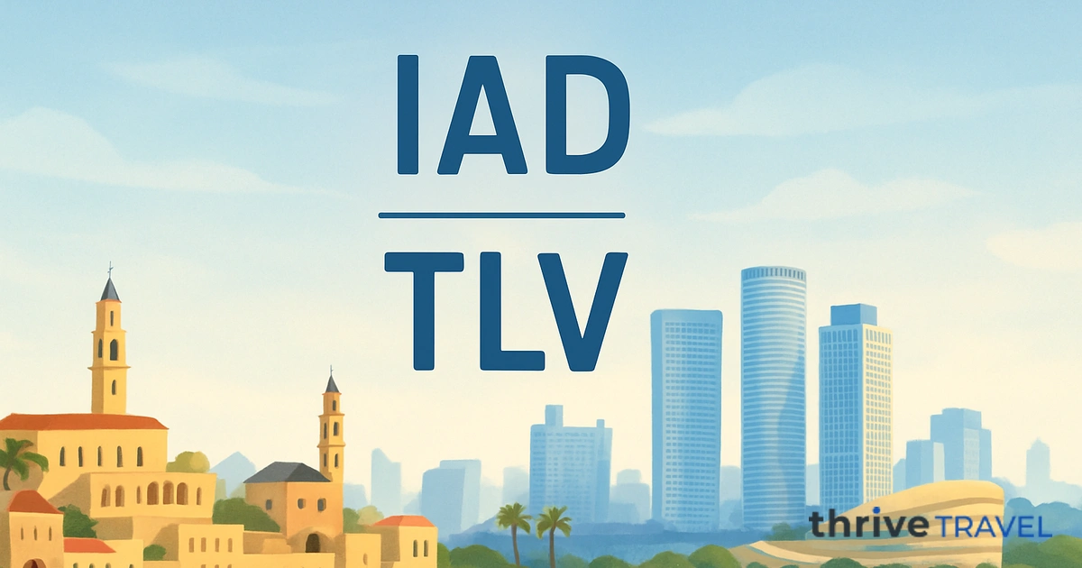 Washington to Tel Aviv
