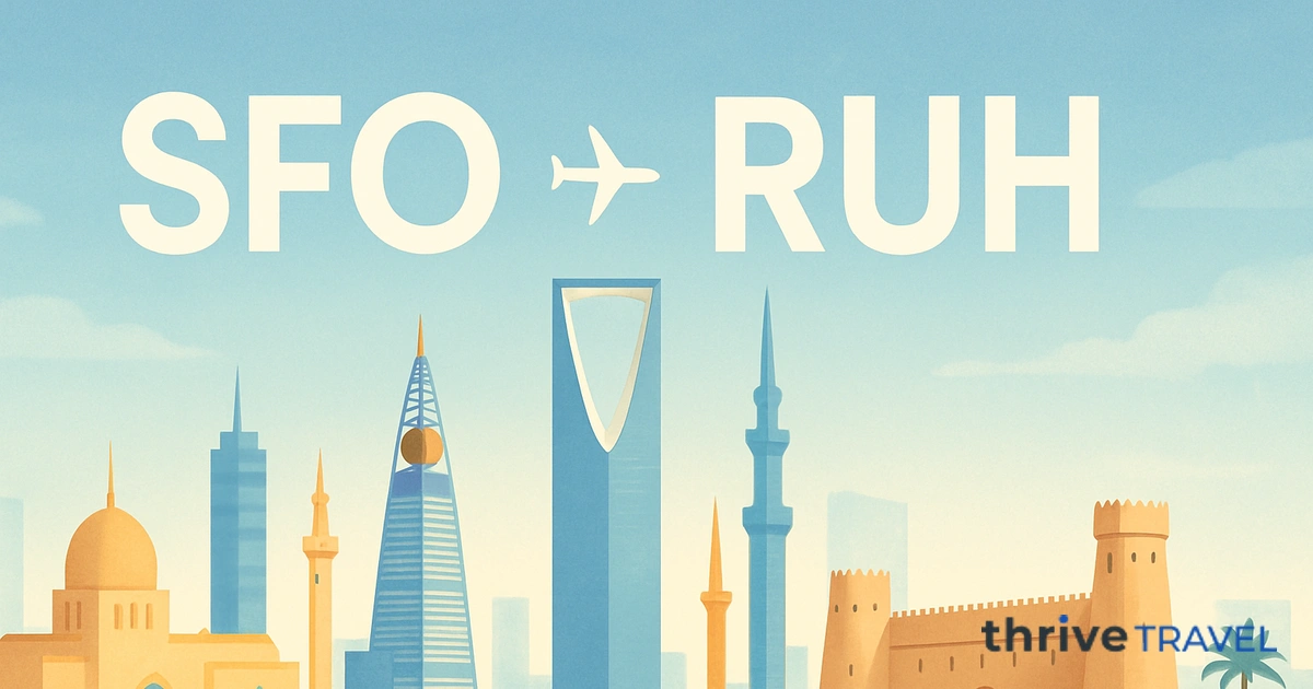 San Francisco to Riyadh