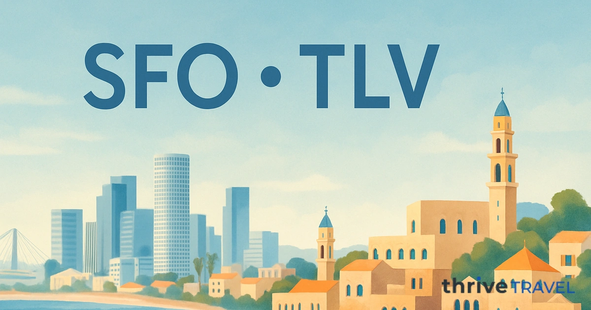 San Francisco to Tel Aviv