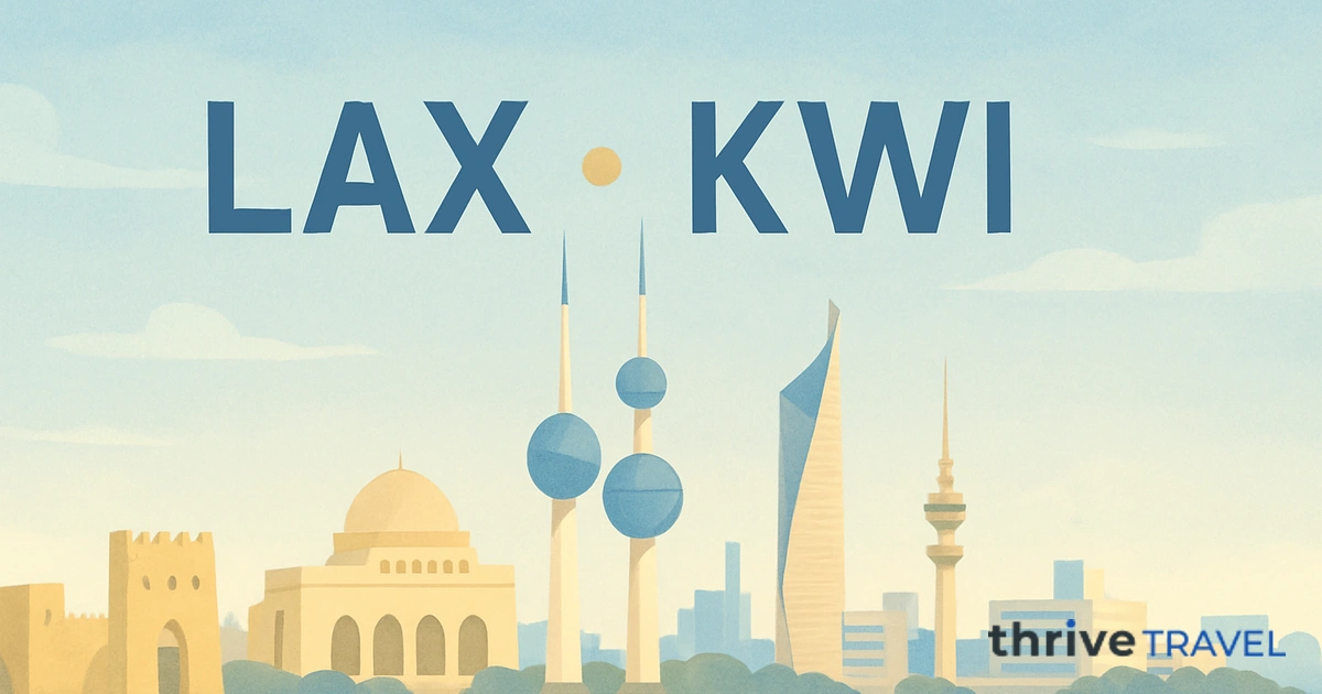 Los Angeles to Kuwait City