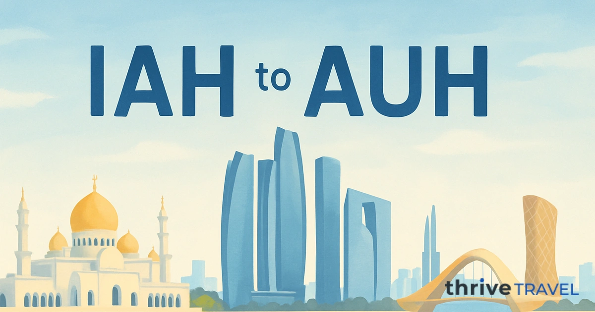 Houston to Abu Dhabi
