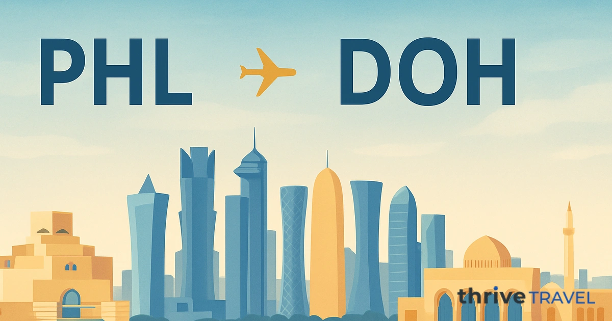 Philadelphia to Doha
