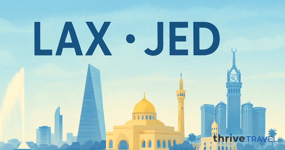 Los Angeles to Jeddah