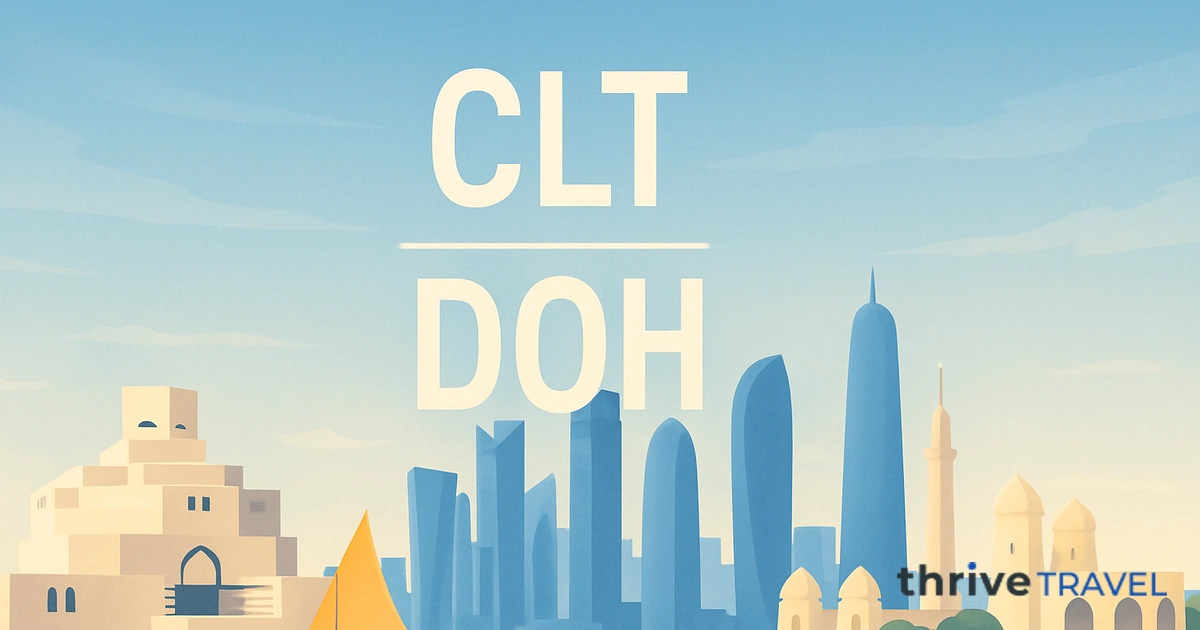 Charlotte to Doha