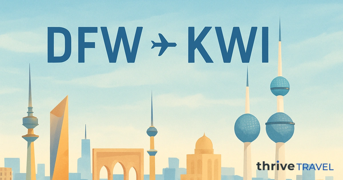 Dallas to Kuwait City