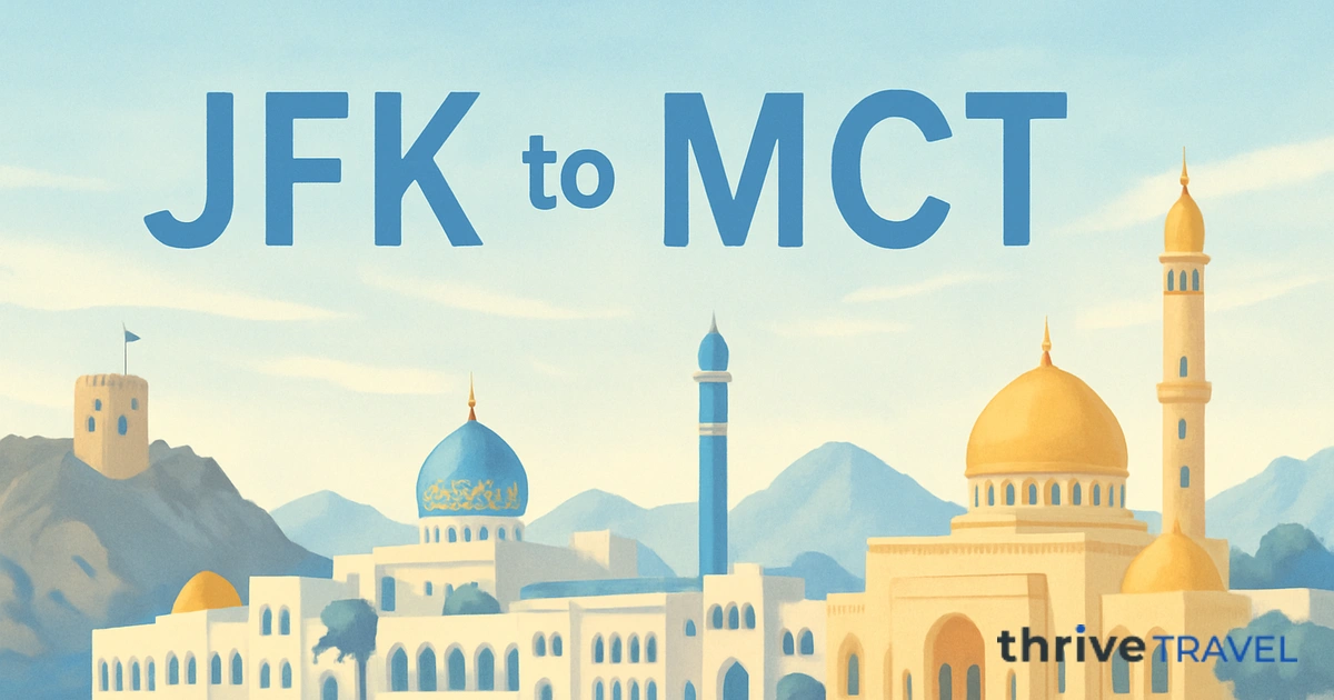 New York to Muscat