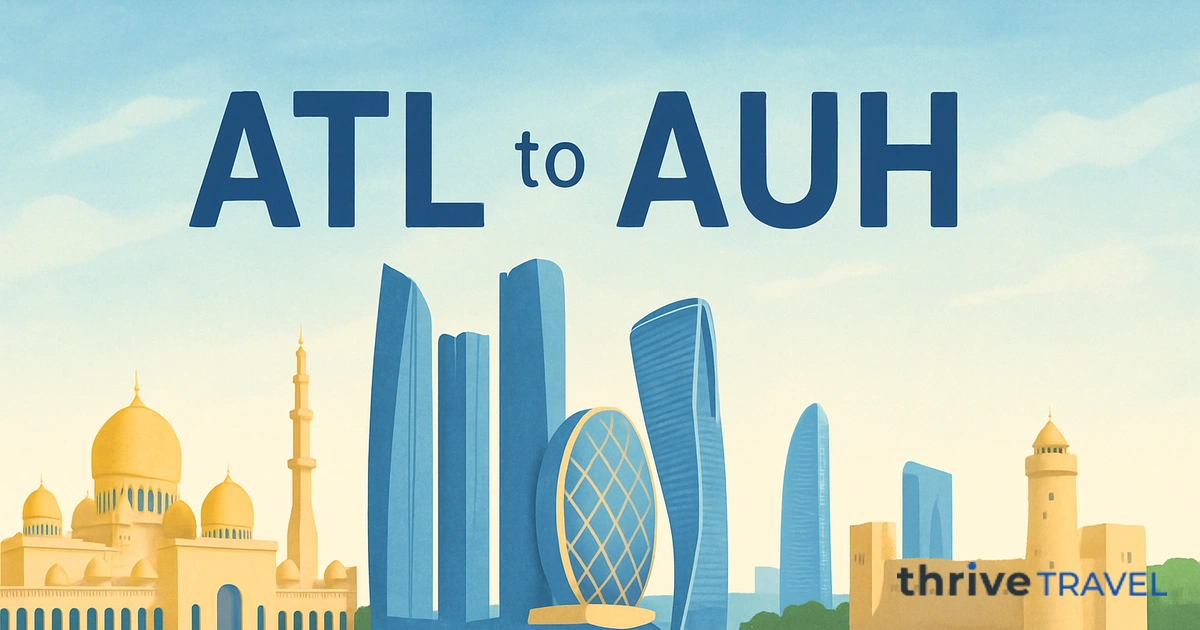 Atlanta to Abu Dhabi