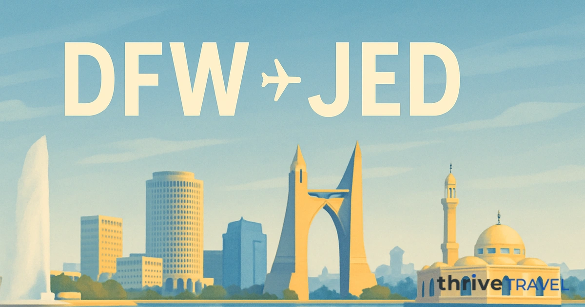 Dallas to Jeddah