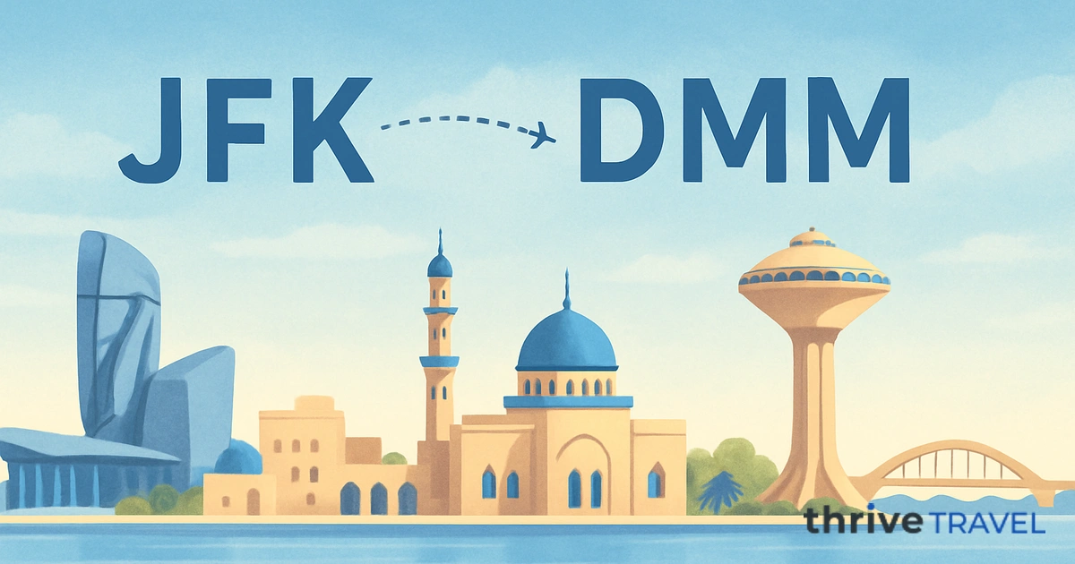 New York to Dammam