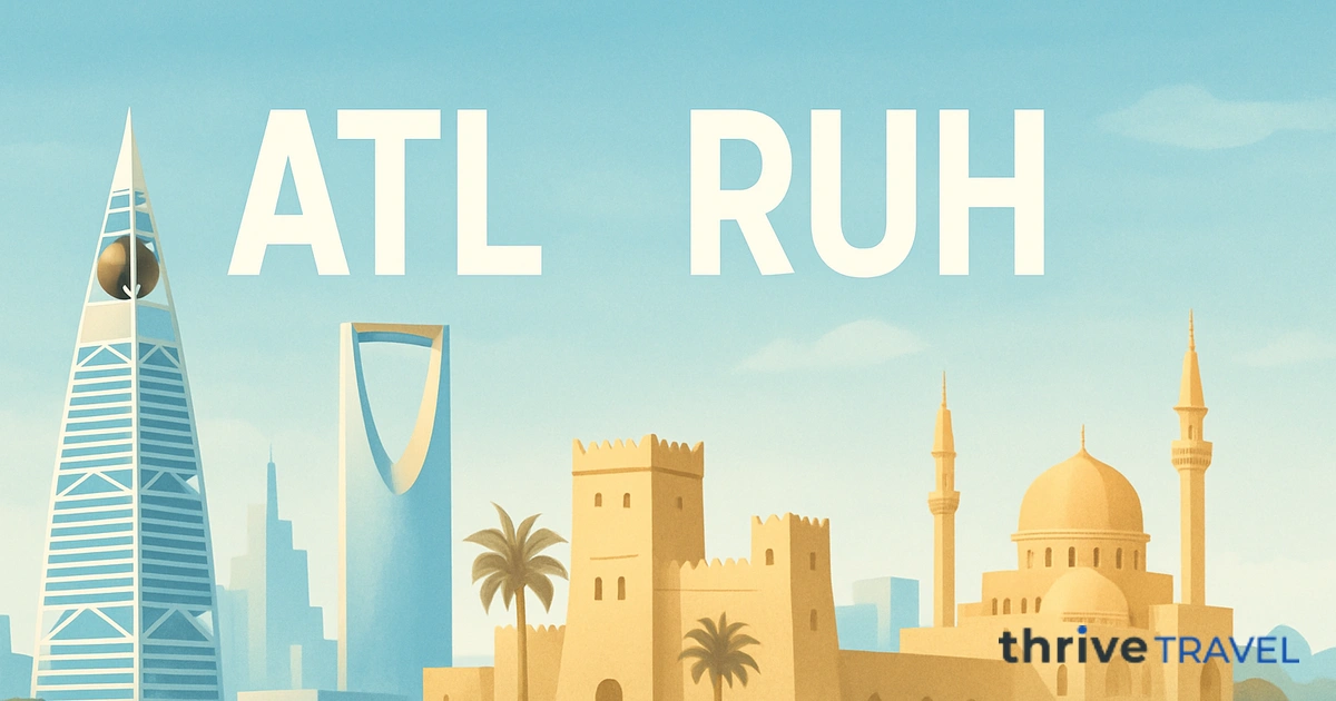 Atlanta to Riyadh