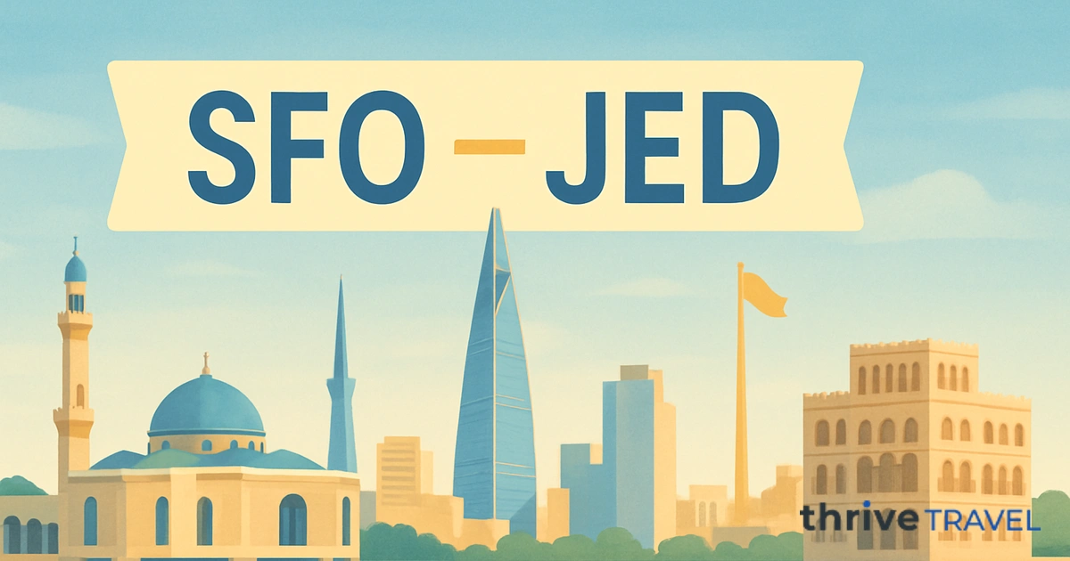 San Francisco to Jeddah