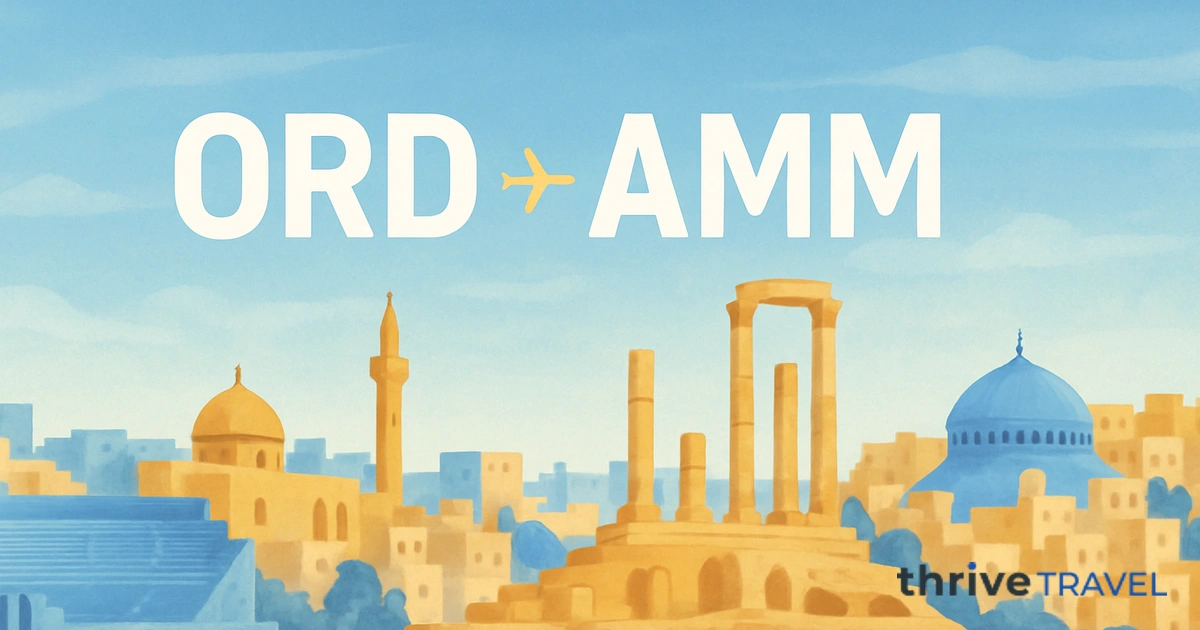 Chicago to Amman