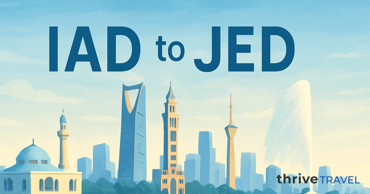Washington to Jeddah