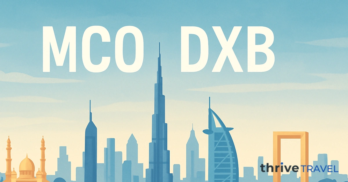 Orlando to Dubai
