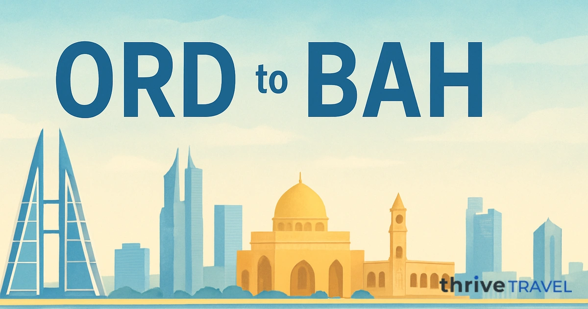 Chicago to Bahrain