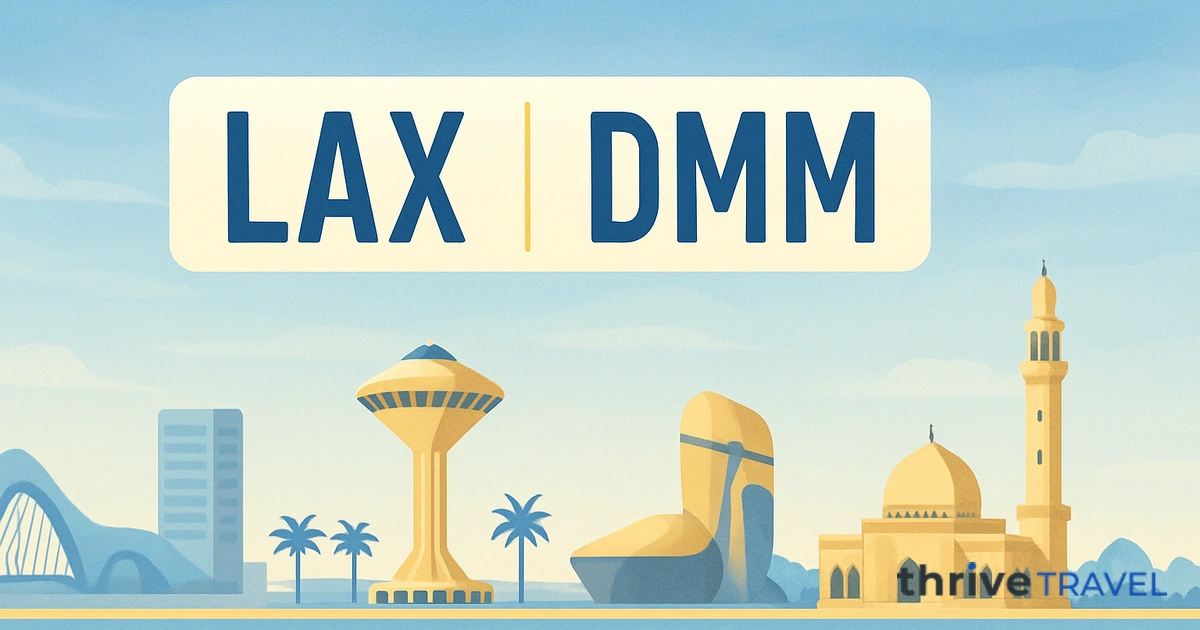 Los Angeles to Dammam