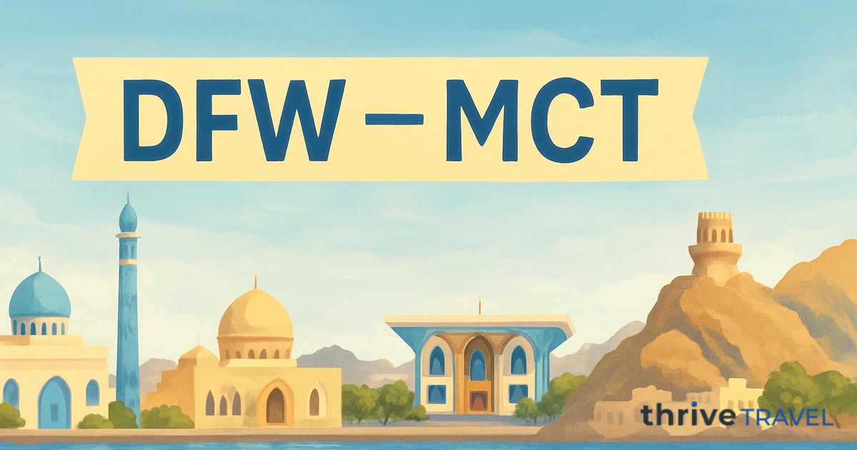 Dallas to Muscat