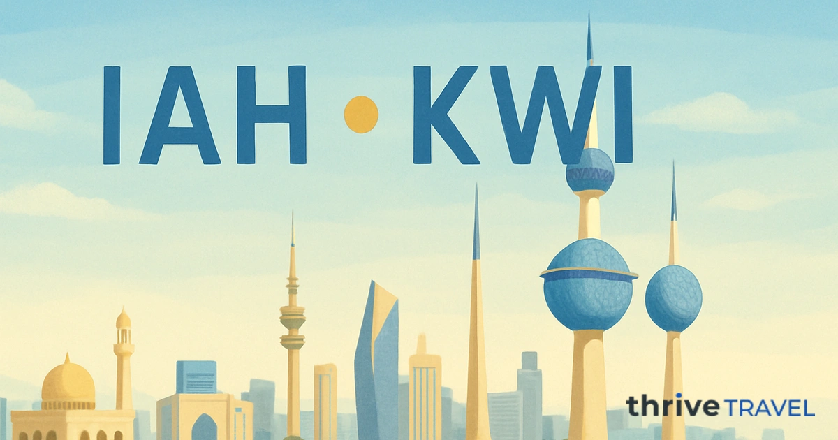 Houston to Kuwait City