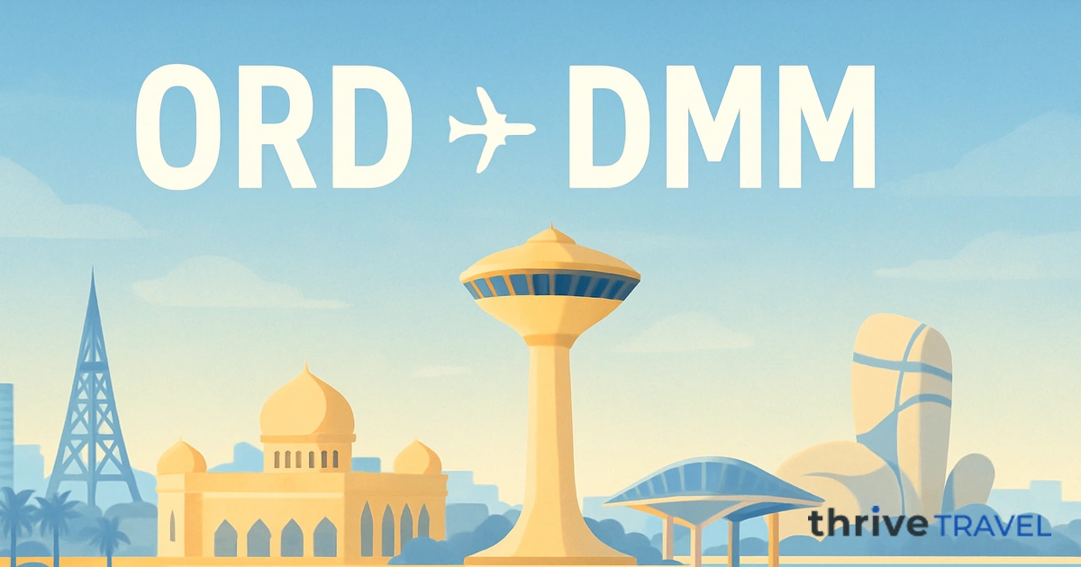 Chicago to Dammam
