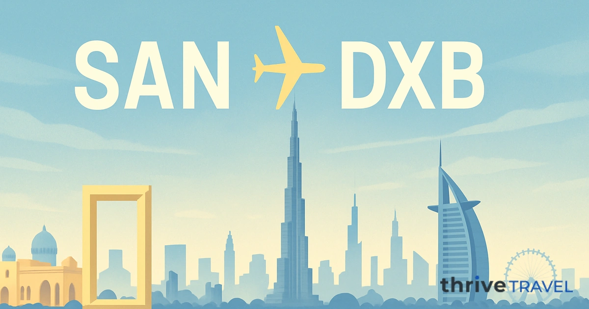 San Diego to Dubai