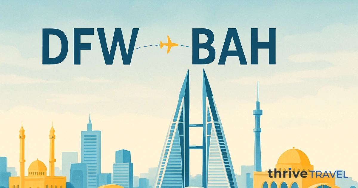 Dallas to Bahrain