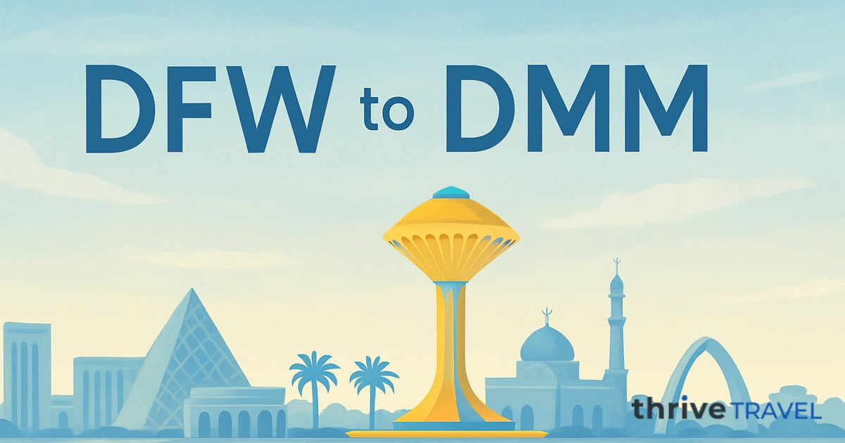 Dallas to Dammam