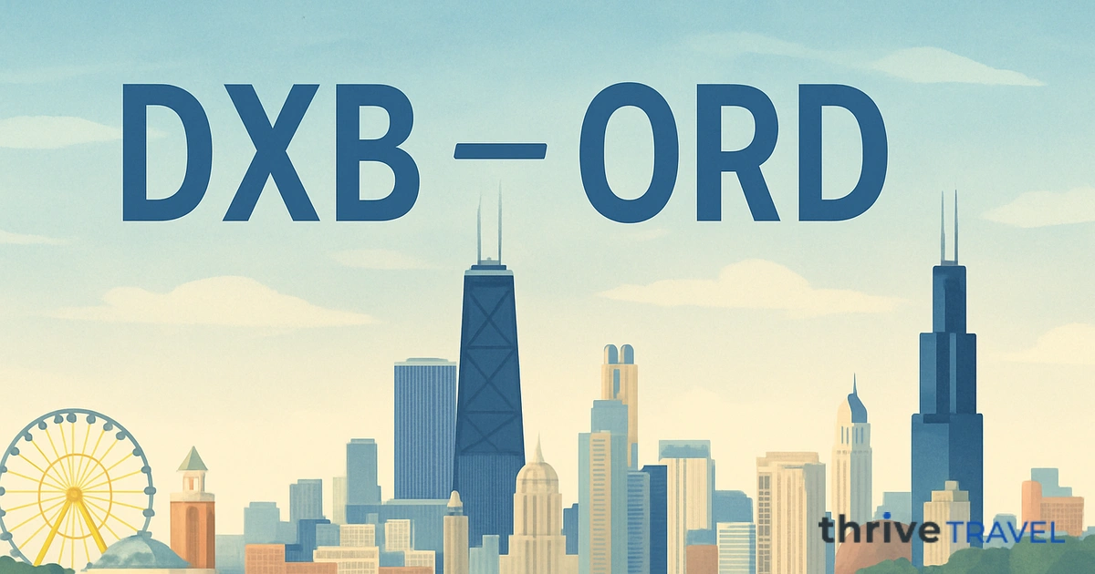 Dubai to Chicago